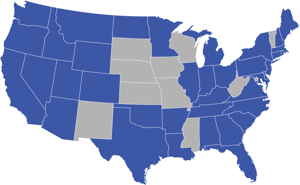 Kairos Licensed States